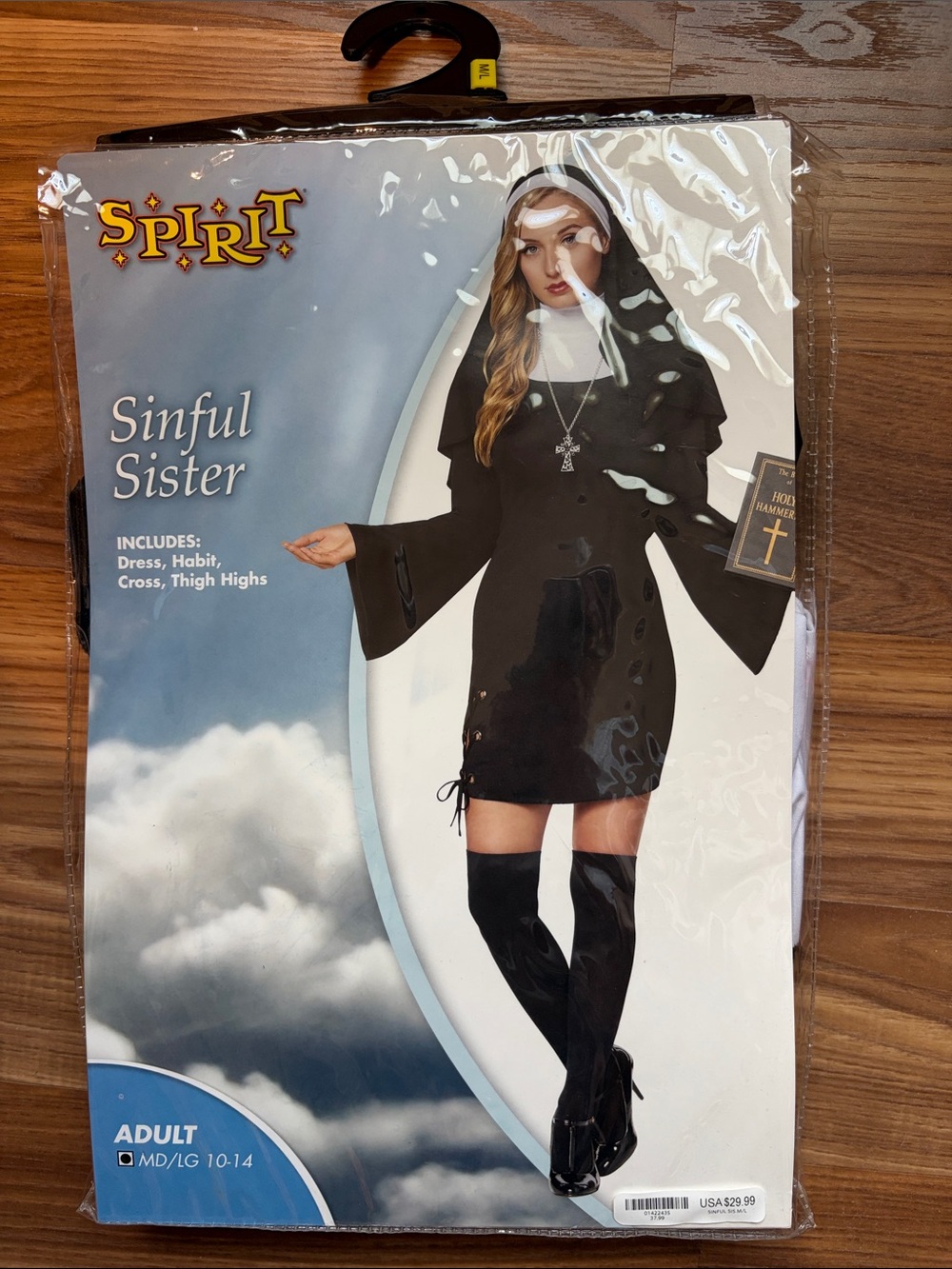 Spirit Sinful Sister Costume - Black
